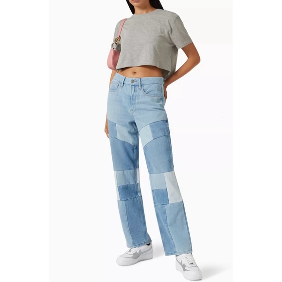 NEW Good American Good ‘90s Jeans Redesign | Patchwork Streetwear Denim - Picture 12 of 12